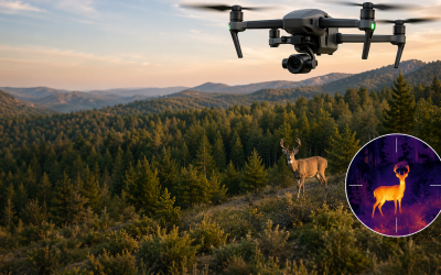 Farmers Benefit From Drone Services For Deer Tracking, in Land Monitoring